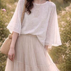Blouse- Whimsygoth, Etherweave, Soft Mythic, Romantic Fairycore 2026